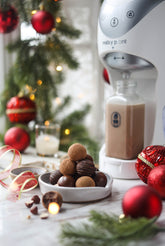 Hazelnut Chocolate Milk & Chocolate Energy Balls