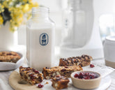 Milky plant almond milk & cranberry almond granola bars