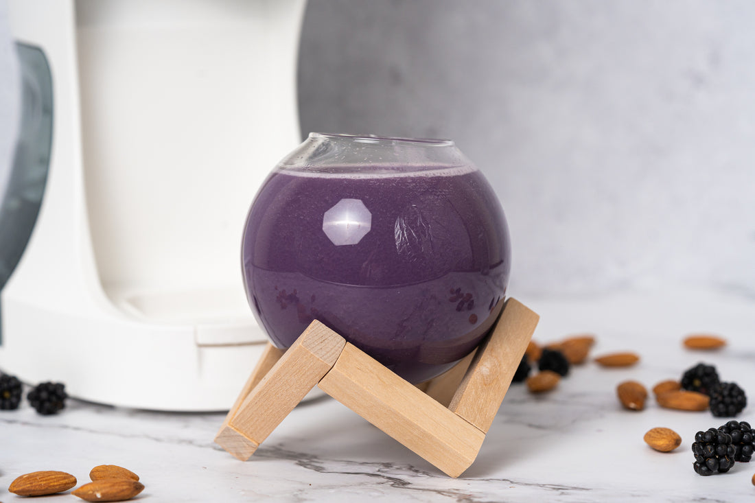 Blackberry Almond Milk