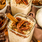 Fall-Inspired Plant Milk Overnight Oats