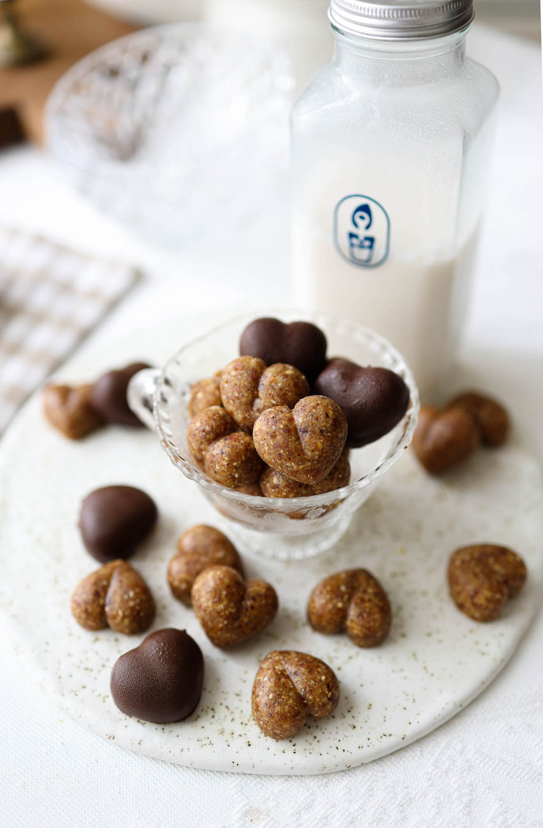 Heart Shaped Energy Bites