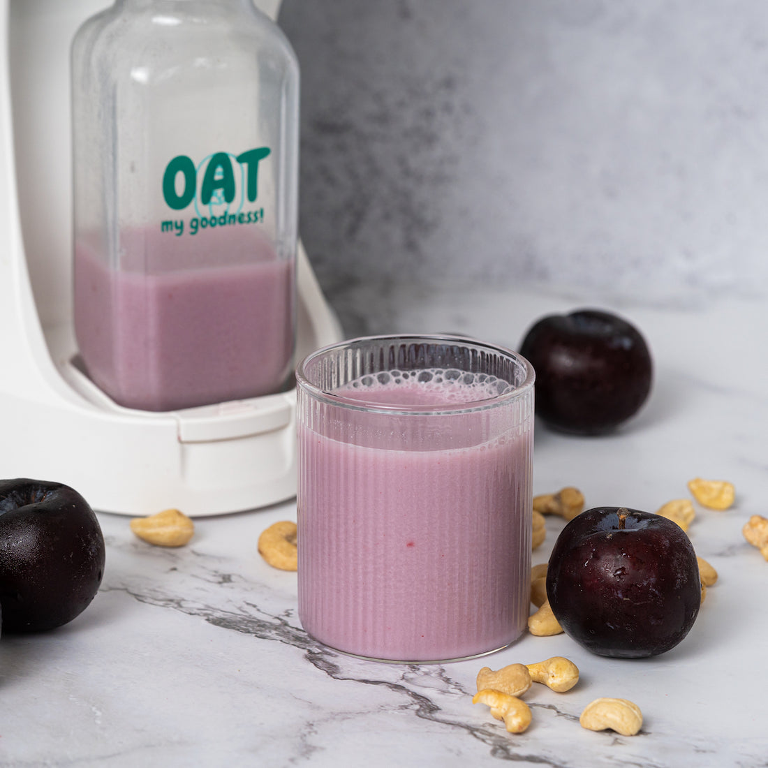 Plum Cashew Milk