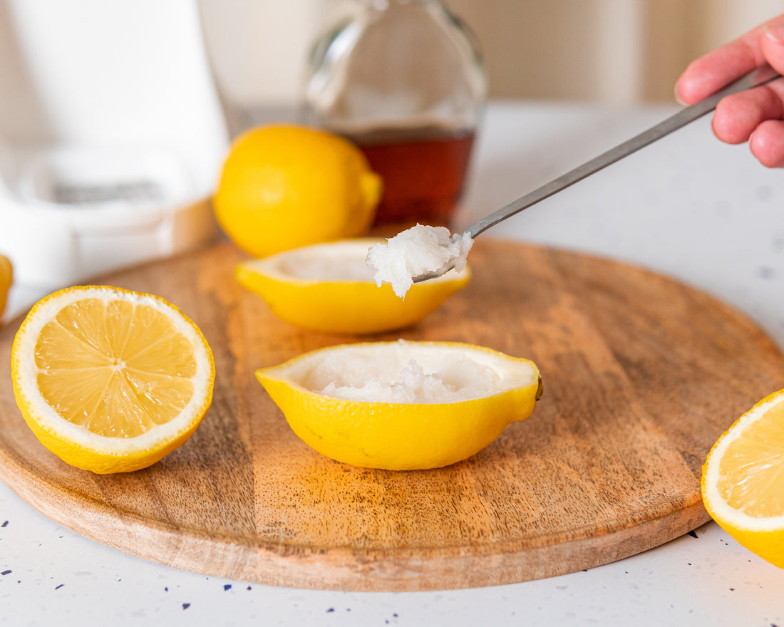 Coconut Lemon Sorbet