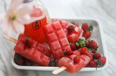 Homemade Strawberry Lemonade Popsicles